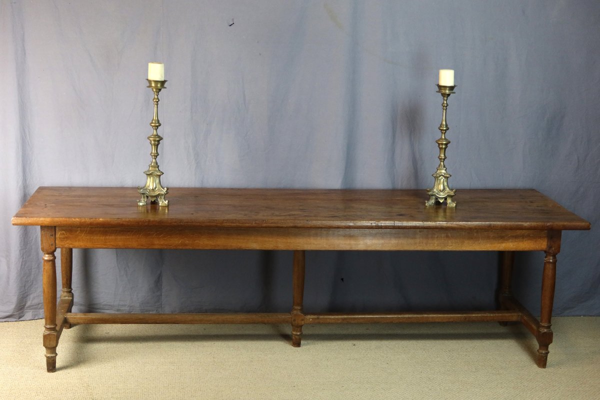 table chêne XIX siècle 2.58m-photo-5