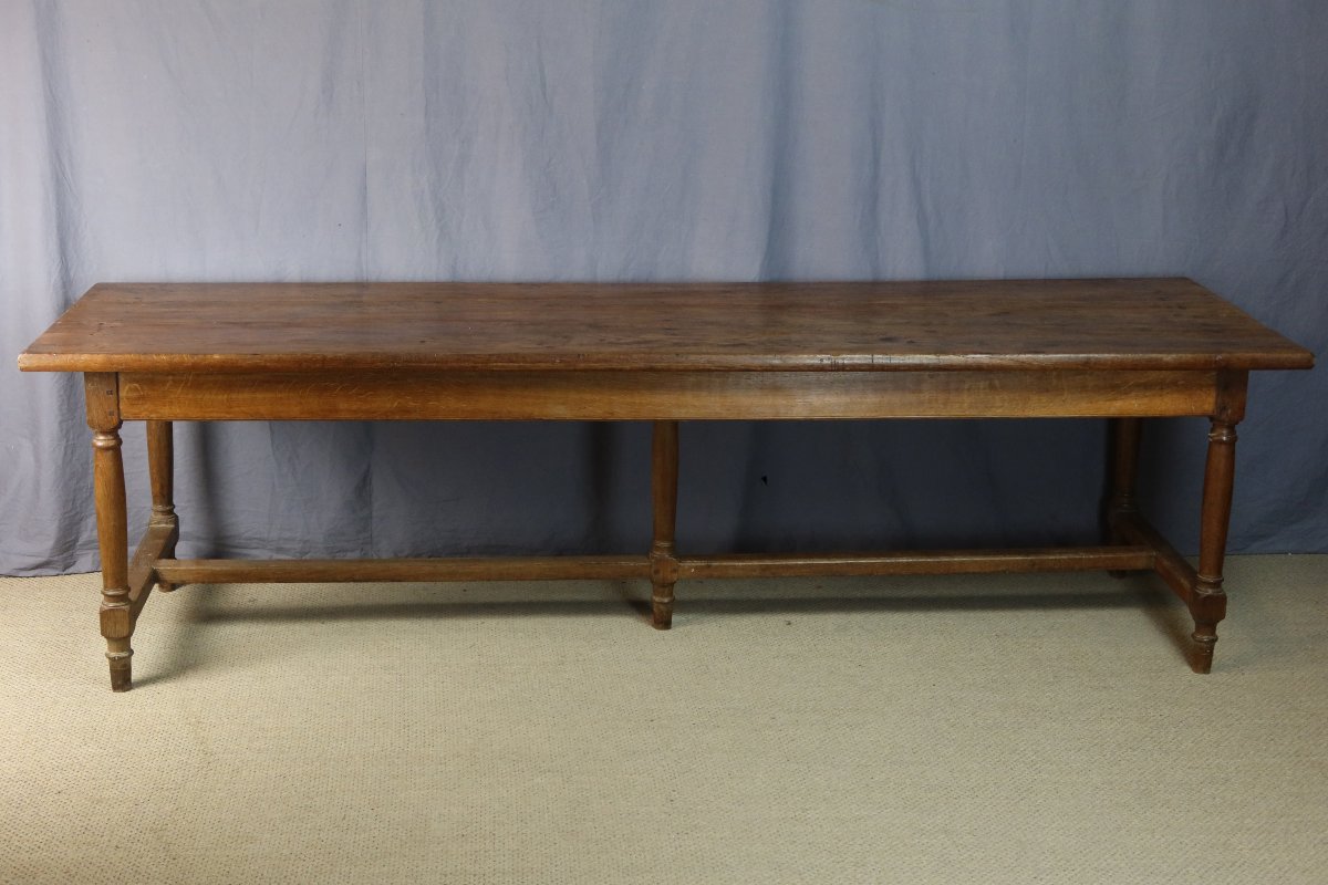 table chêne XIX siècle 2.58m-photo-6