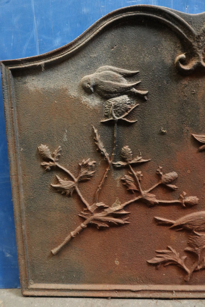 Plaque de cheminée XIXème siècle-photo-4