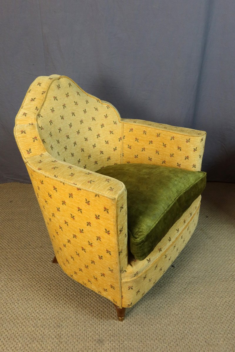 Suite de trois fauteuils vintage-photo-5