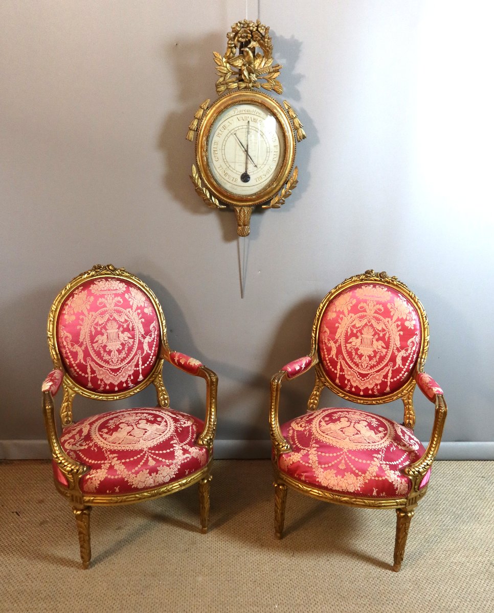Gilded Napoleon III Armchair-photo-2