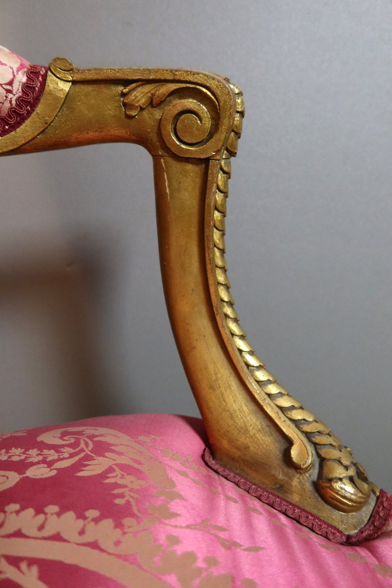 Gilded Napoleon III Armchair-photo-2