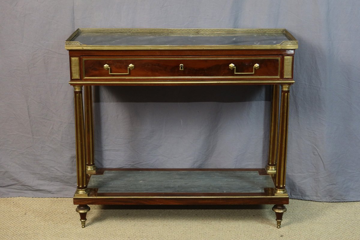 Louis XVI Console Table, Late 18th Century-photo-3
