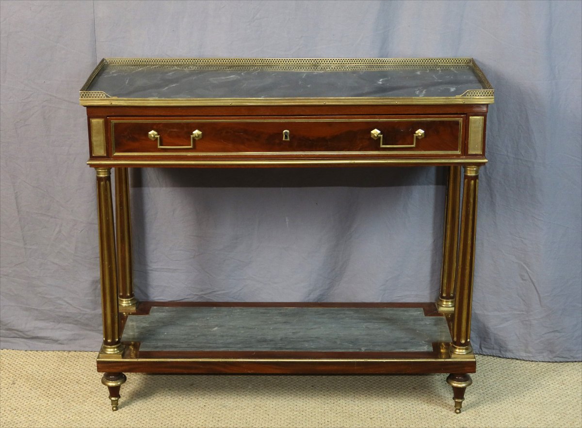 Louis XVI Console Table, Late 18th Century-photo-4