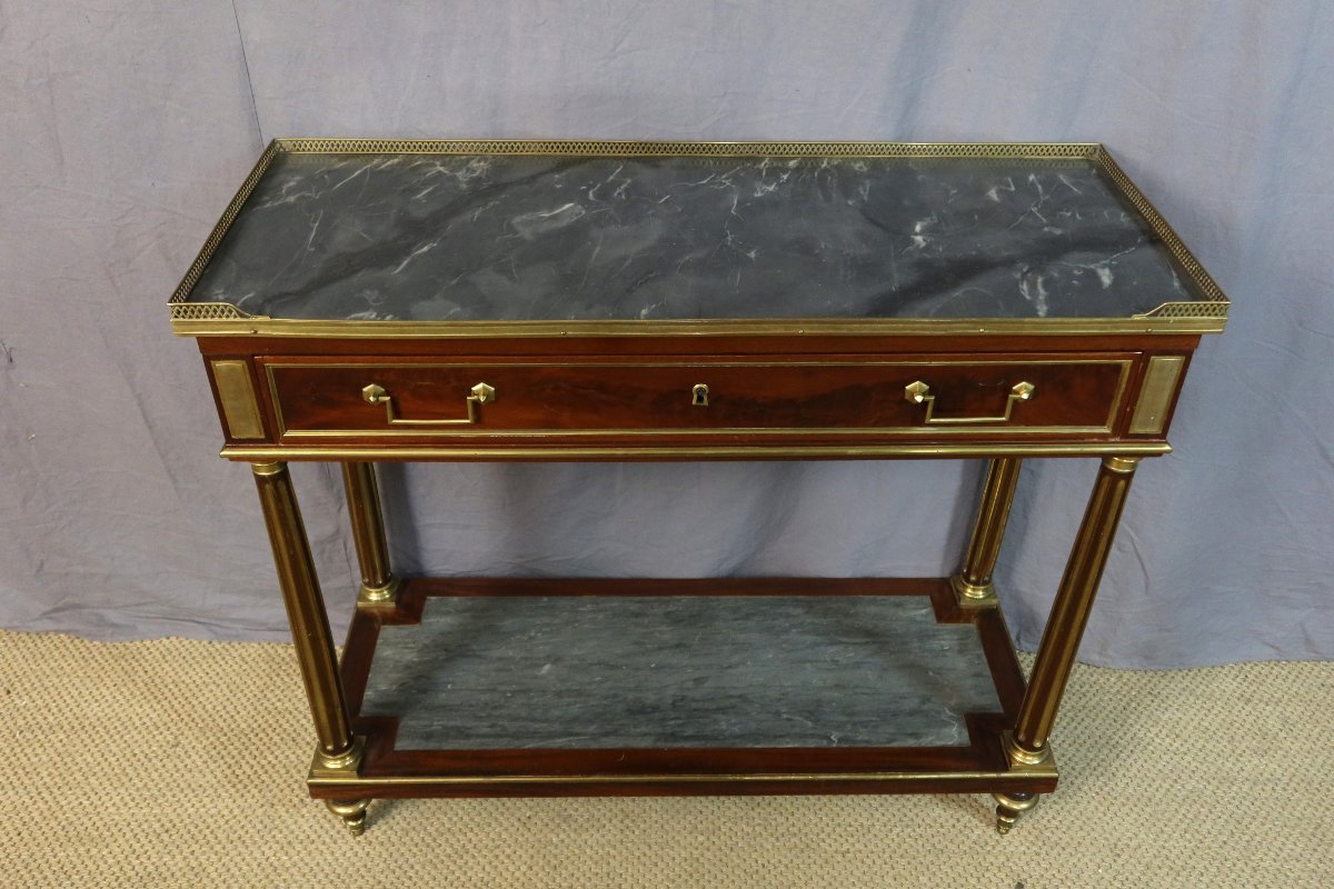 Louis XVI Console Table, Late 18th Century-photo-3