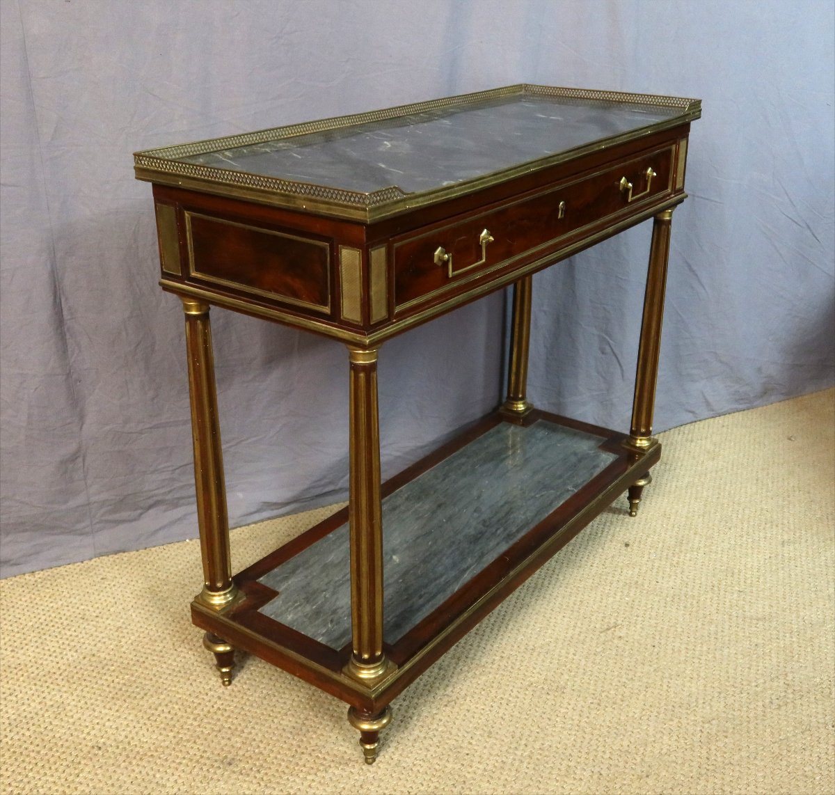 Louis XVI Console Table, Late 18th Century-photo-7