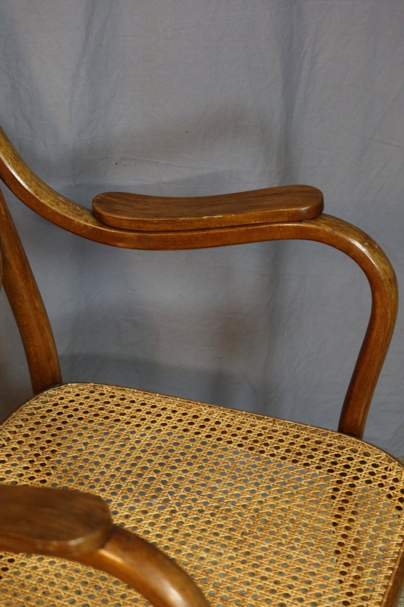 Cane Chair In The Thonet Style-photo-6