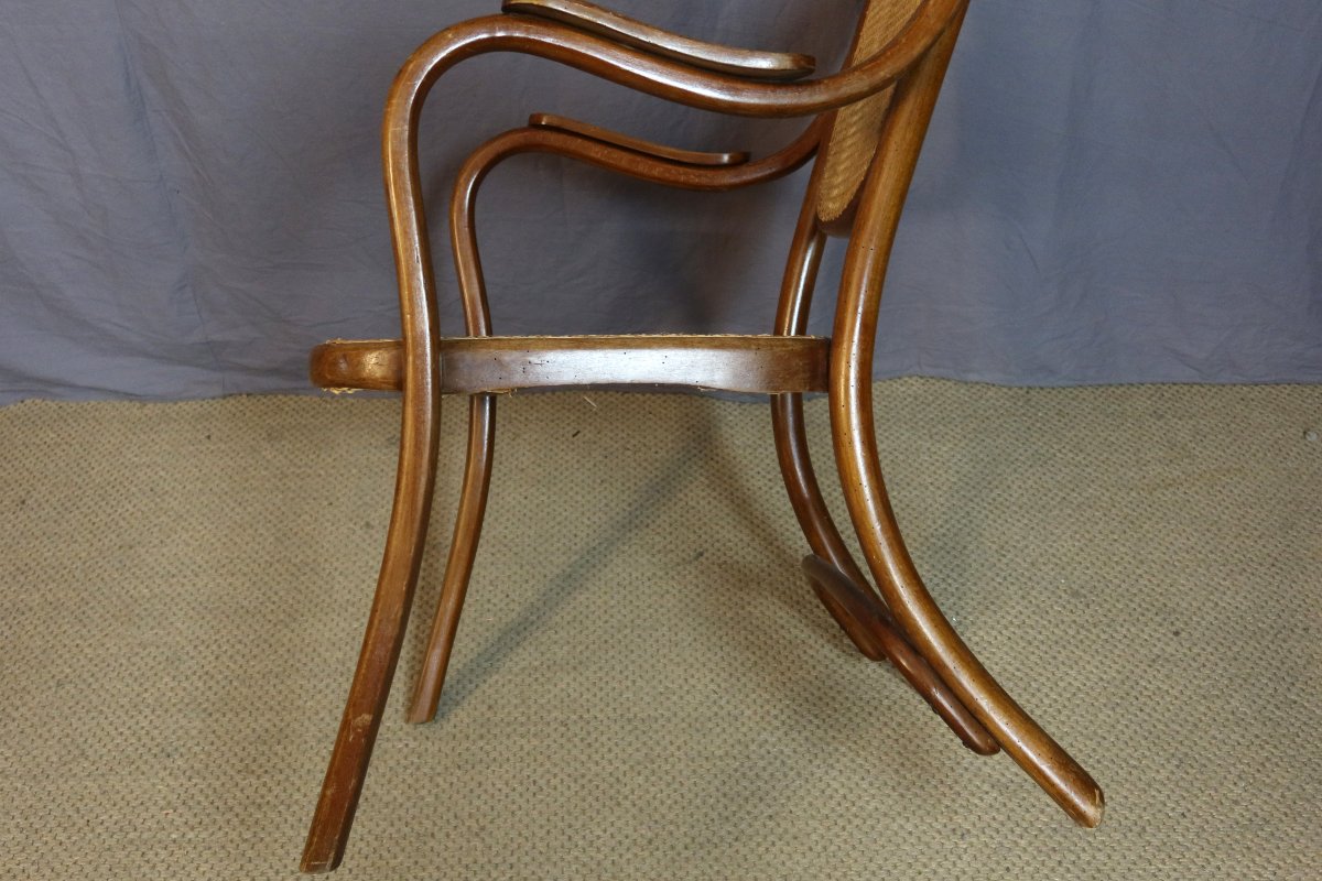 Cane Chair In The Thonet Style-photo-8