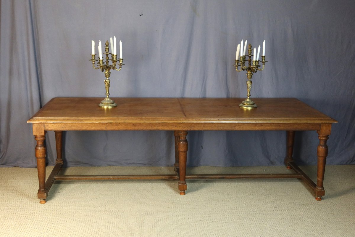 Large Dining Table, 19th Century-photo-7