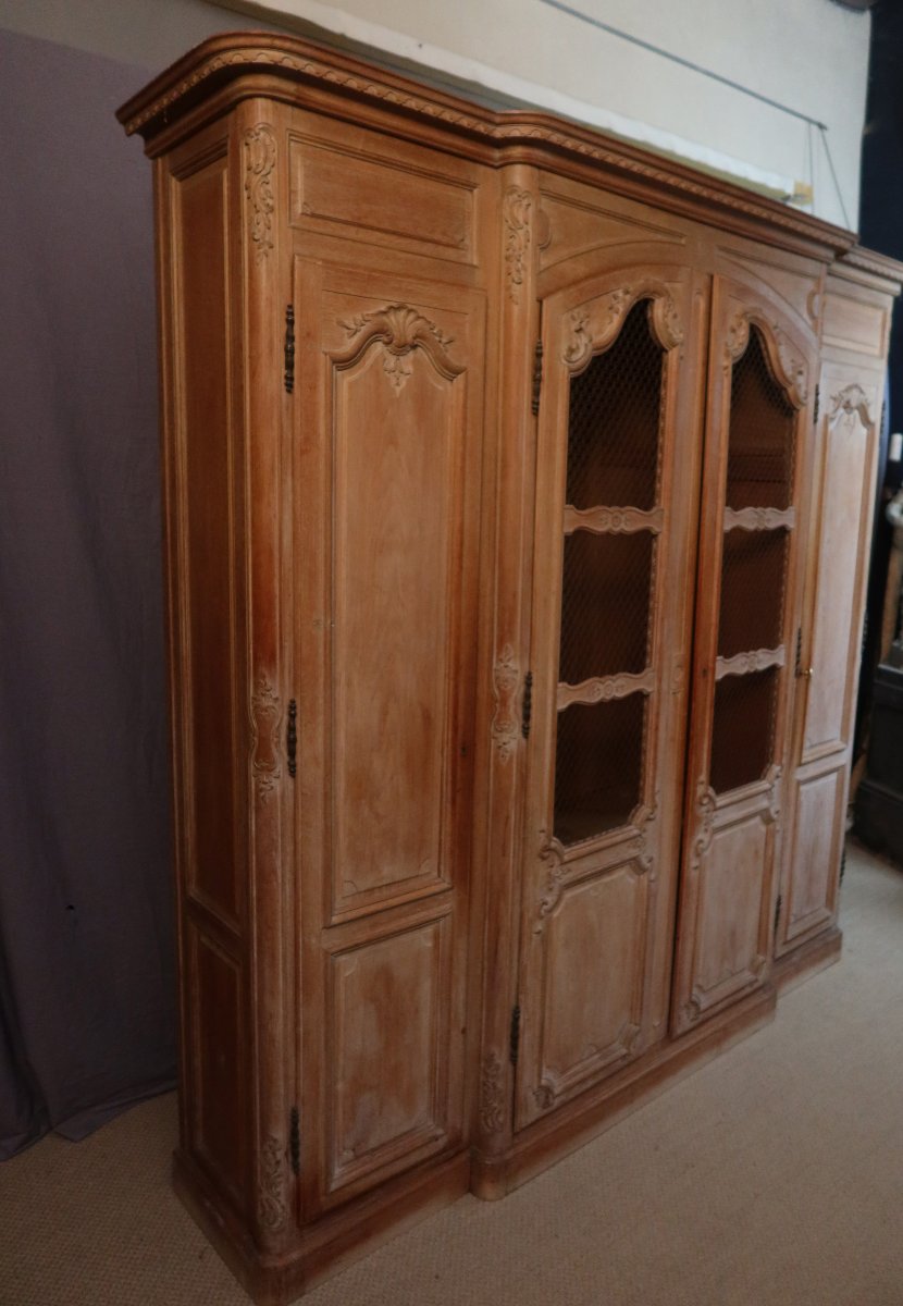 Bleached Oak Bookcase -photo-3