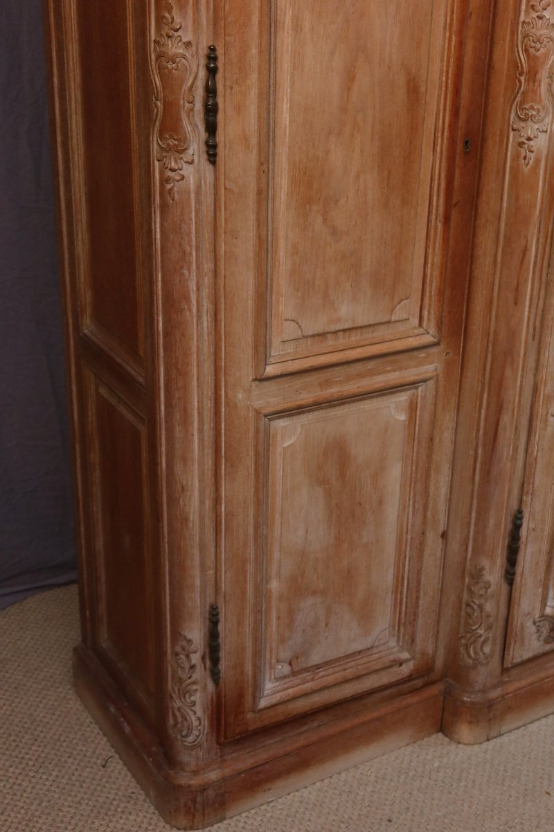 Bleached Oak Bookcase -photo-3