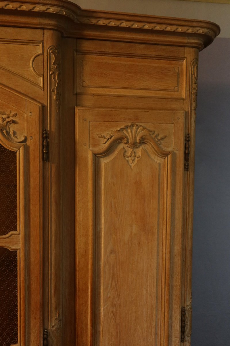 Bleached Oak Bookcase -photo-5