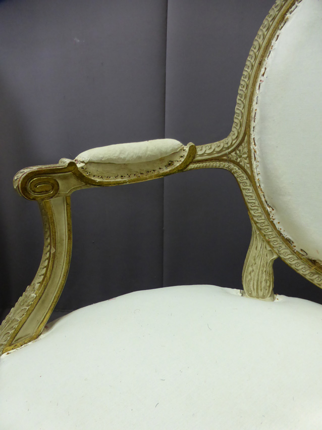 Paire De Fauteuils Style Louis XVI-photo-4