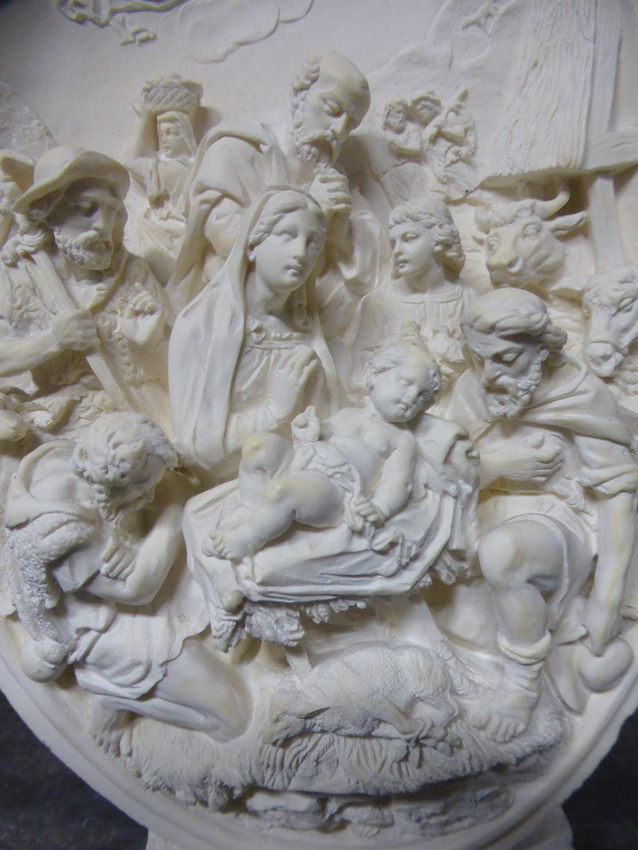 Cast Plaster, The Nativity, Twentieth-photo-3