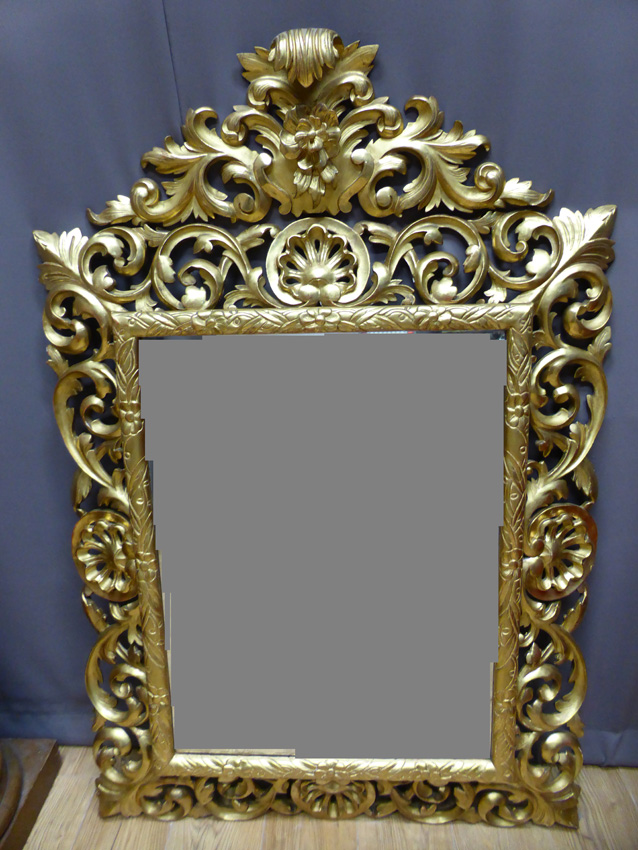 Mirror Wood Gilded XIX