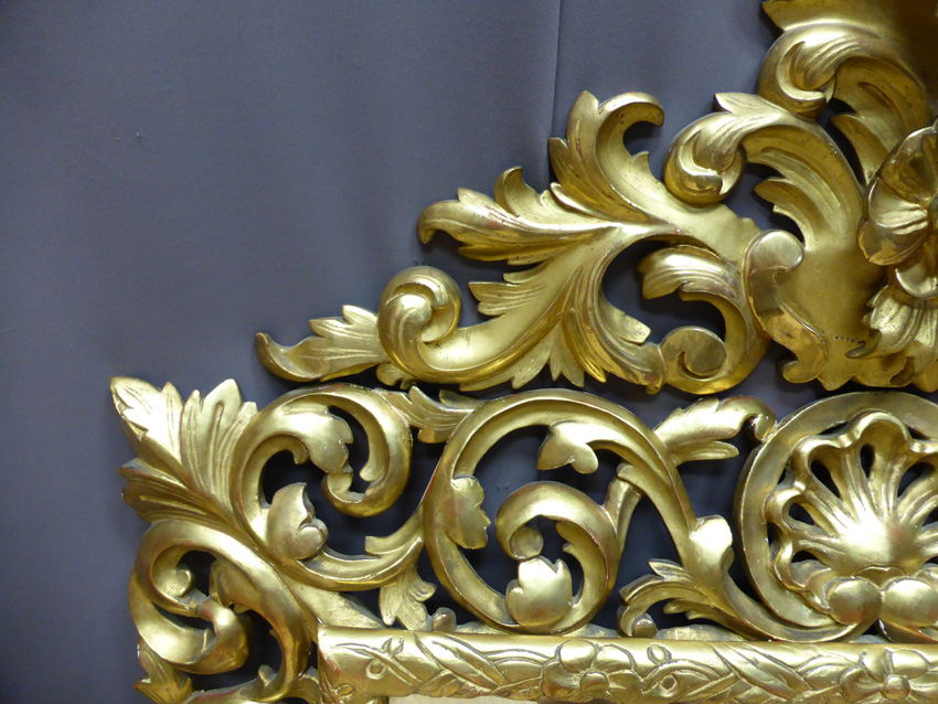 Mirror Wood Gilded XIX-photo-2