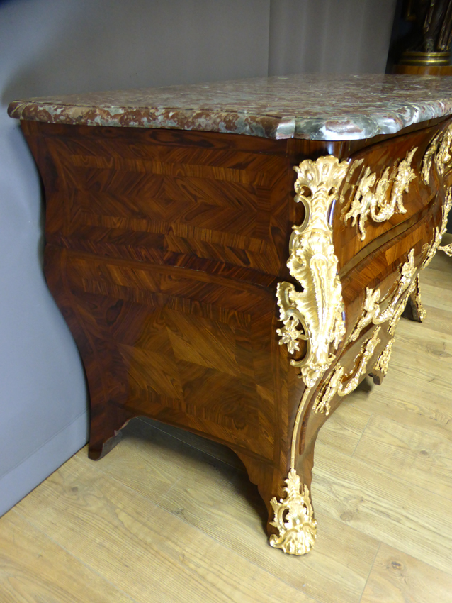 Commode Tombeau Louis XV Marquetry XVIII-photo-4