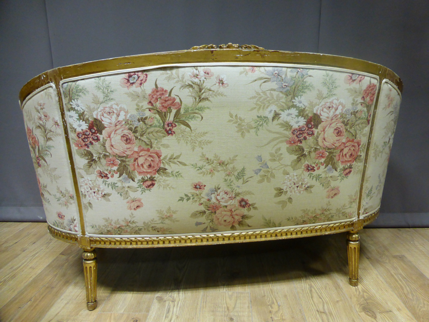 Louis XVI Style Wooden Louis XVI Style Sofa-photo-1