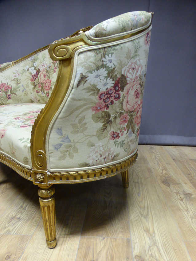 Louis XVI Style Wooden Louis XVI Style Sofa-photo-4