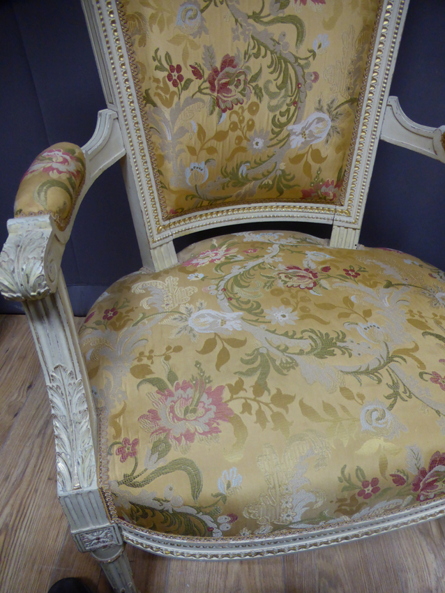 Paire De Fauteuils Style Louis XVI-photo-3