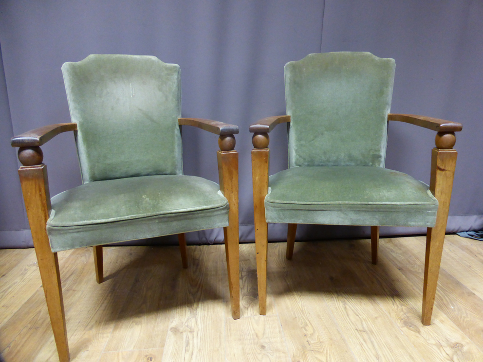 Pair Of Armchairs In The Taste Of Gilbert Poillerat-photo-4