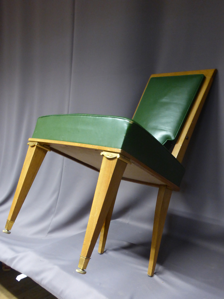 Suite Of 12 Art Deco Chairs (follower Of Maurice Jallot)-photo-4