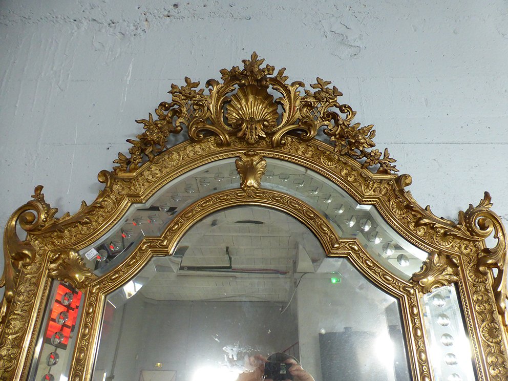 Napoleon III Mirror With Reserves-photo-2