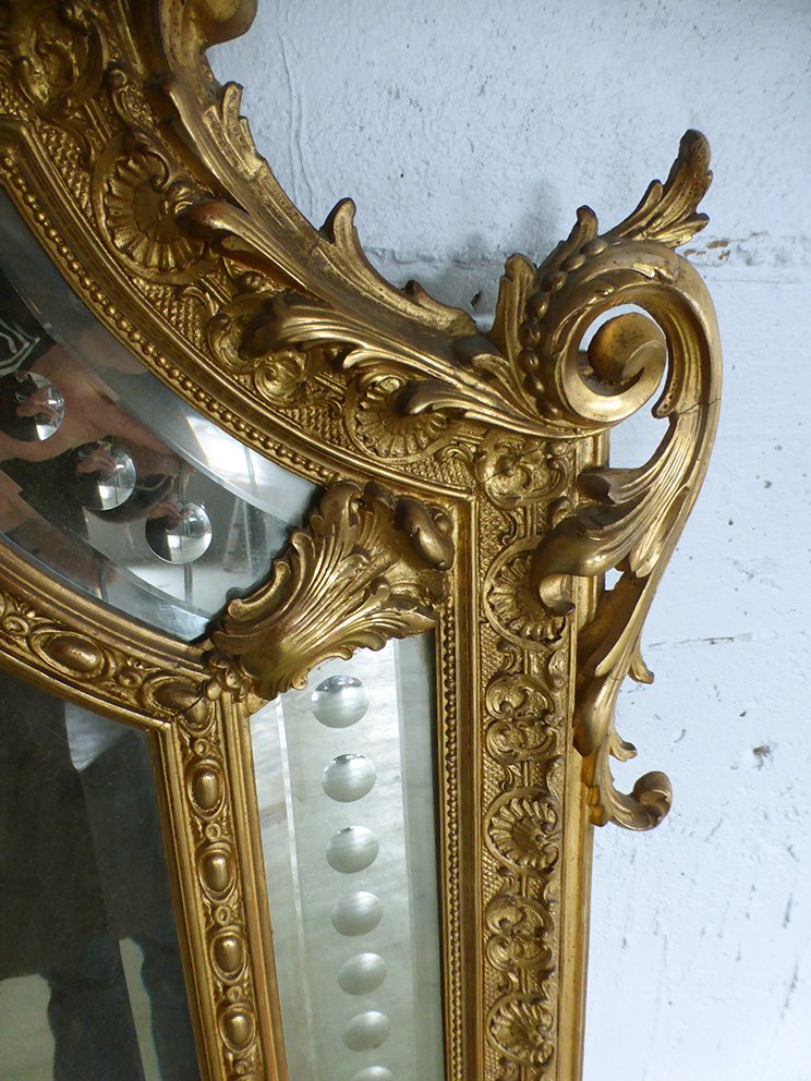 Napoleon III Mirror With Reserves-photo-2