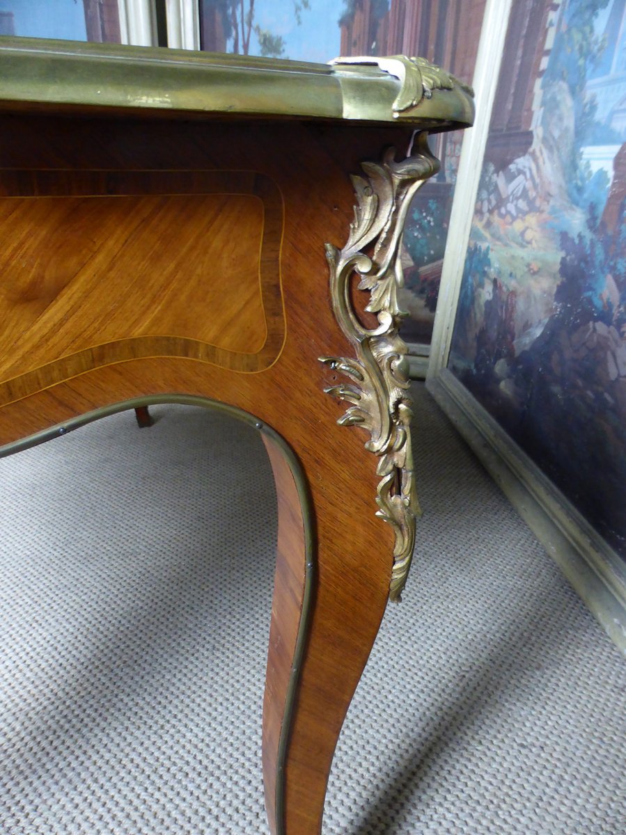 Louis XV Marquetry Desk-photo-2