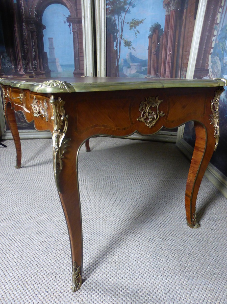 Louis XV Marquetry Desk-photo-1