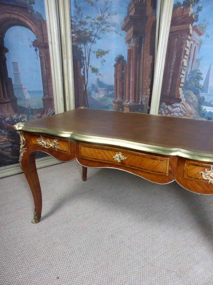 Louis XV Marquetry Desk-photo-3