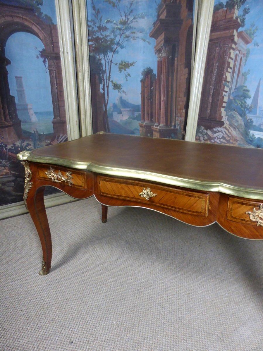 Louis XV Marquetry Desk-photo-5