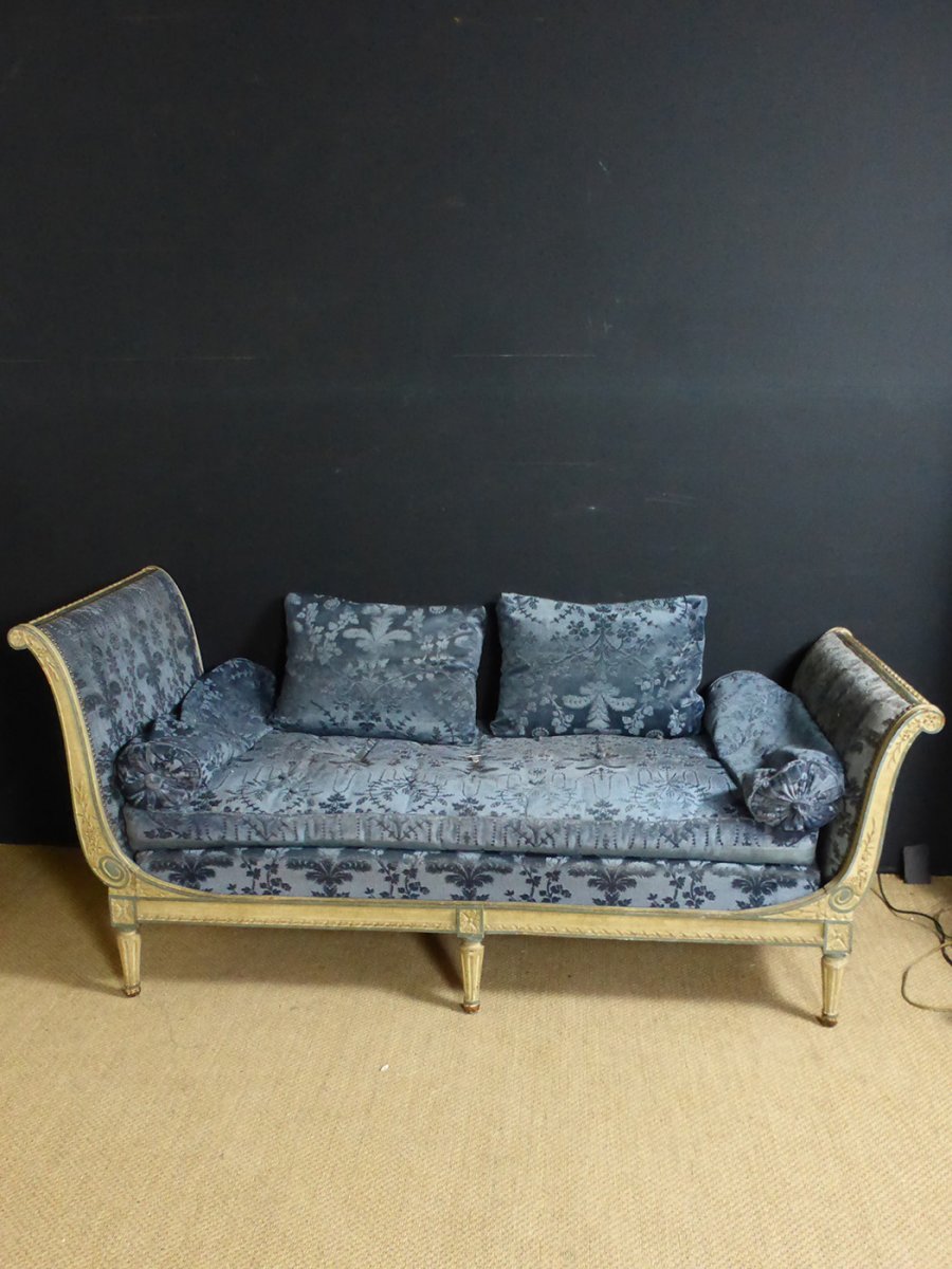 Banquette Directoire Bois Laqué 