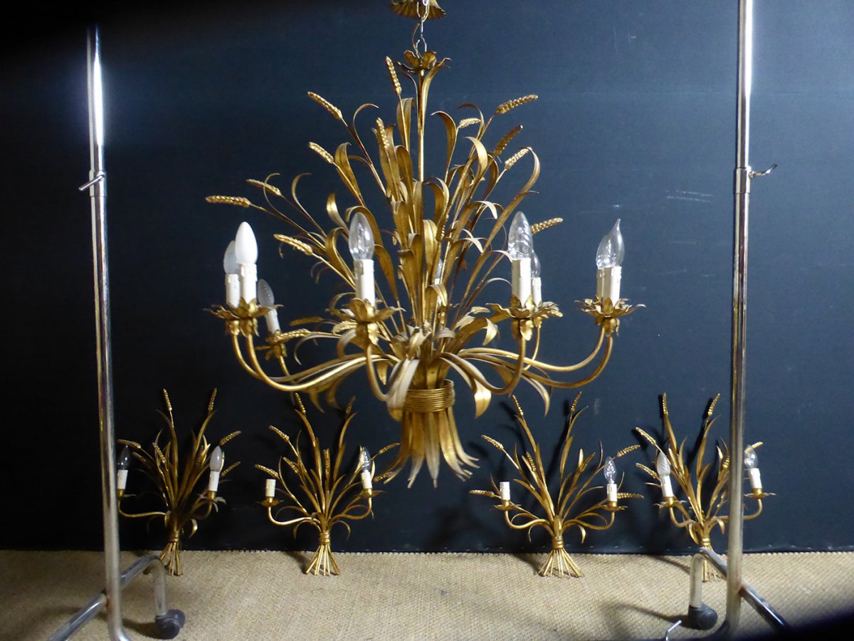 Golden Iron Sconces-photo-4