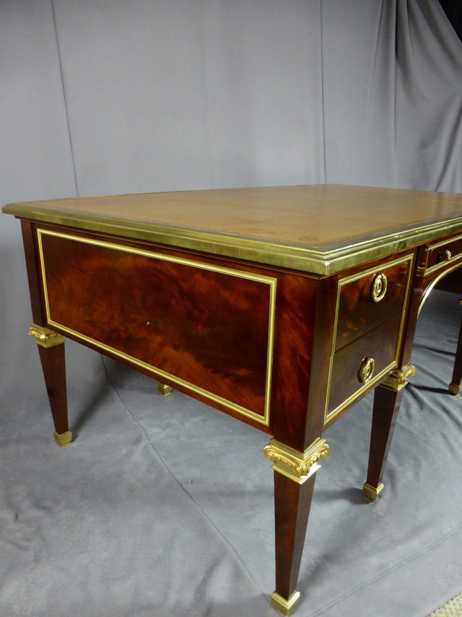 Desk 8 Feet Mahogany-photo-2