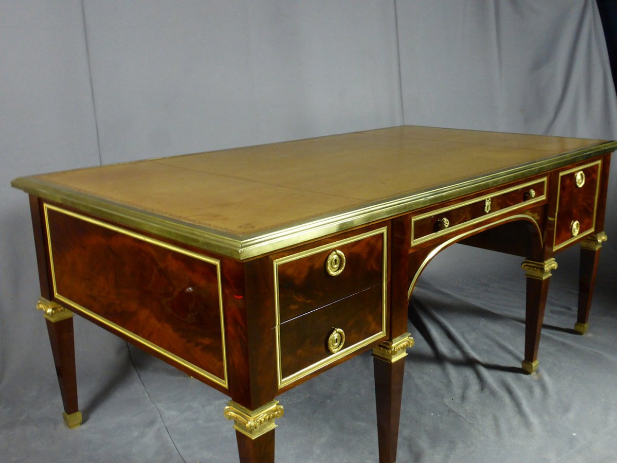 Desk 8 Feet Mahogany-photo-3
