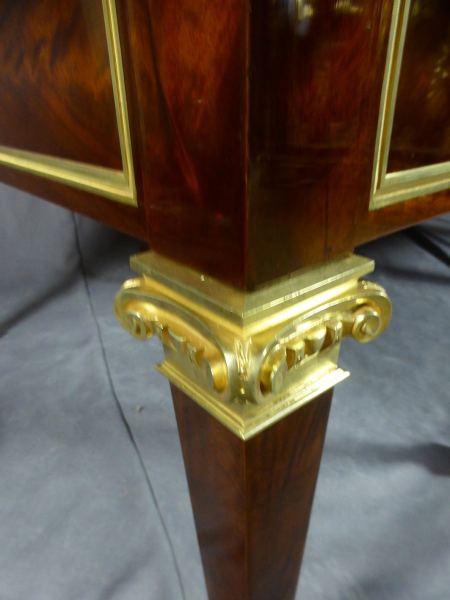 Desk 8 Feet Mahogany-photo-5