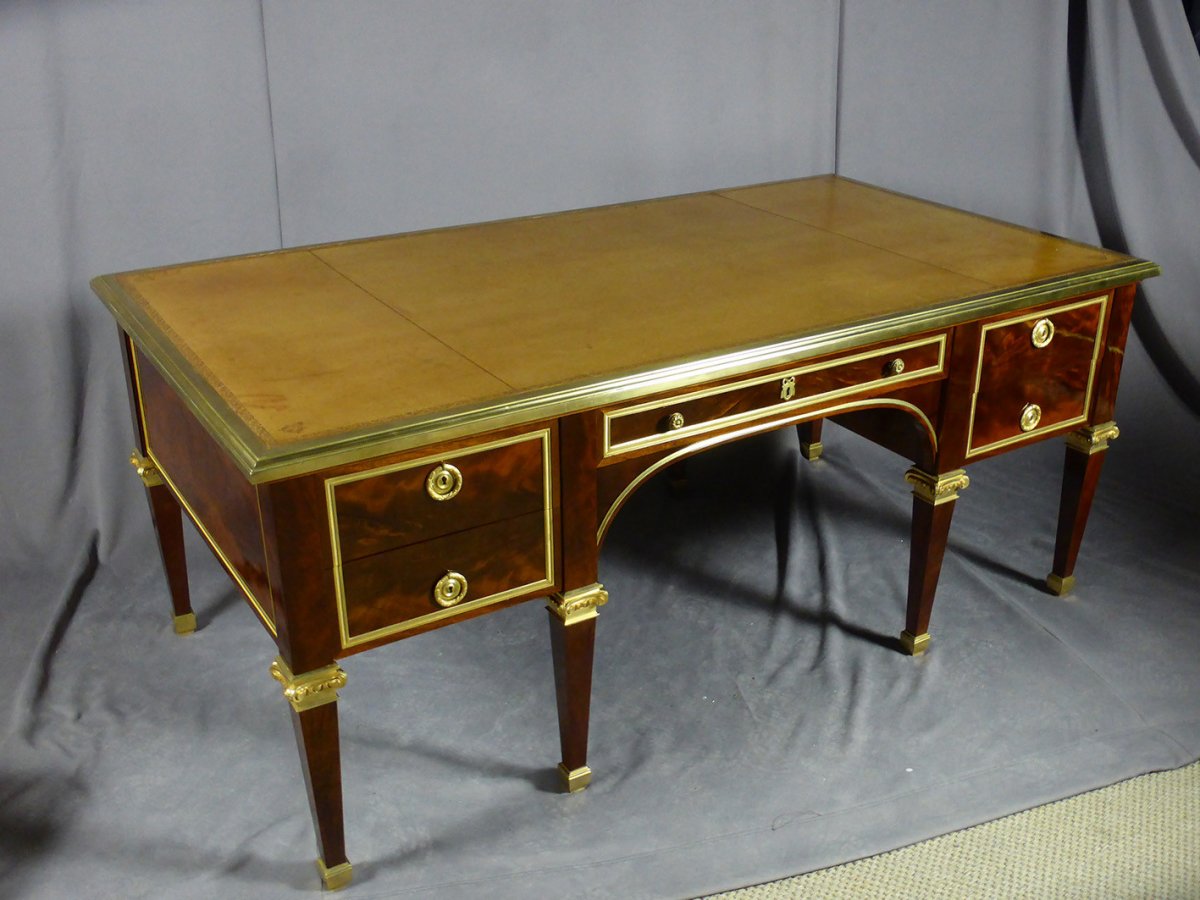 Desk 8 Feet Mahogany-photo-7