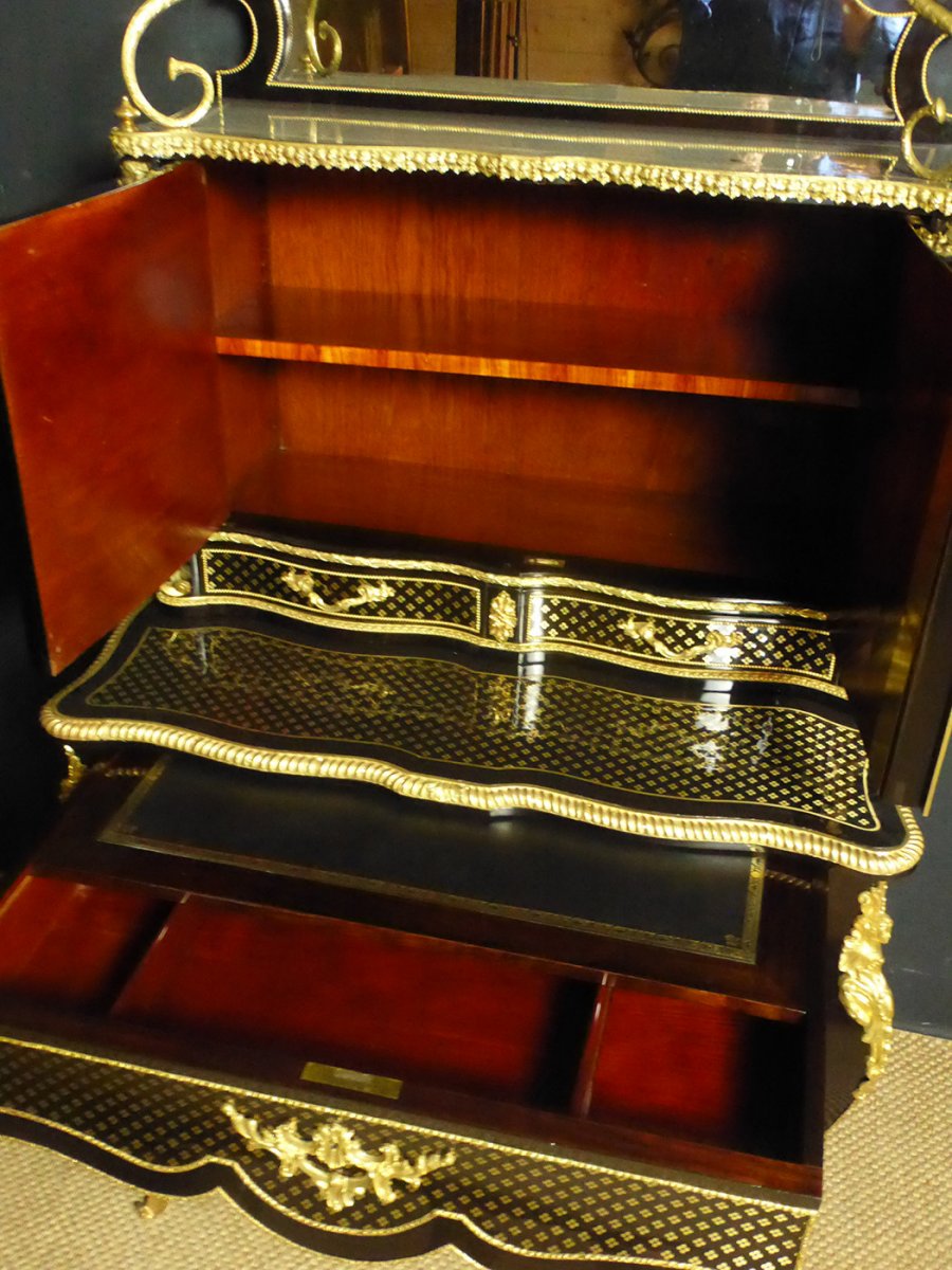 Bureau Bonheur Du Jour Napoléon III-photo-7