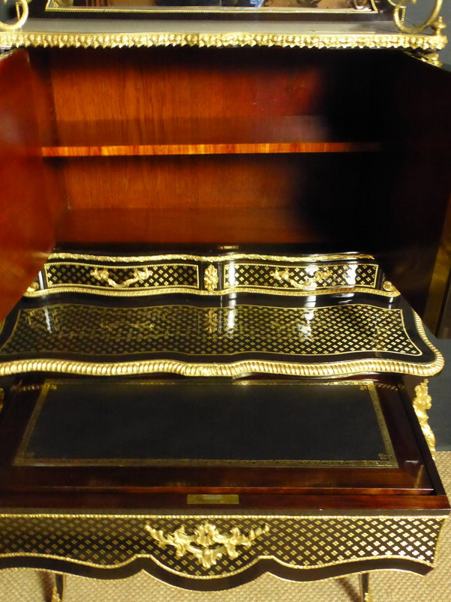 Bureau Bonheur Du Jour Napoléon III-photo-8