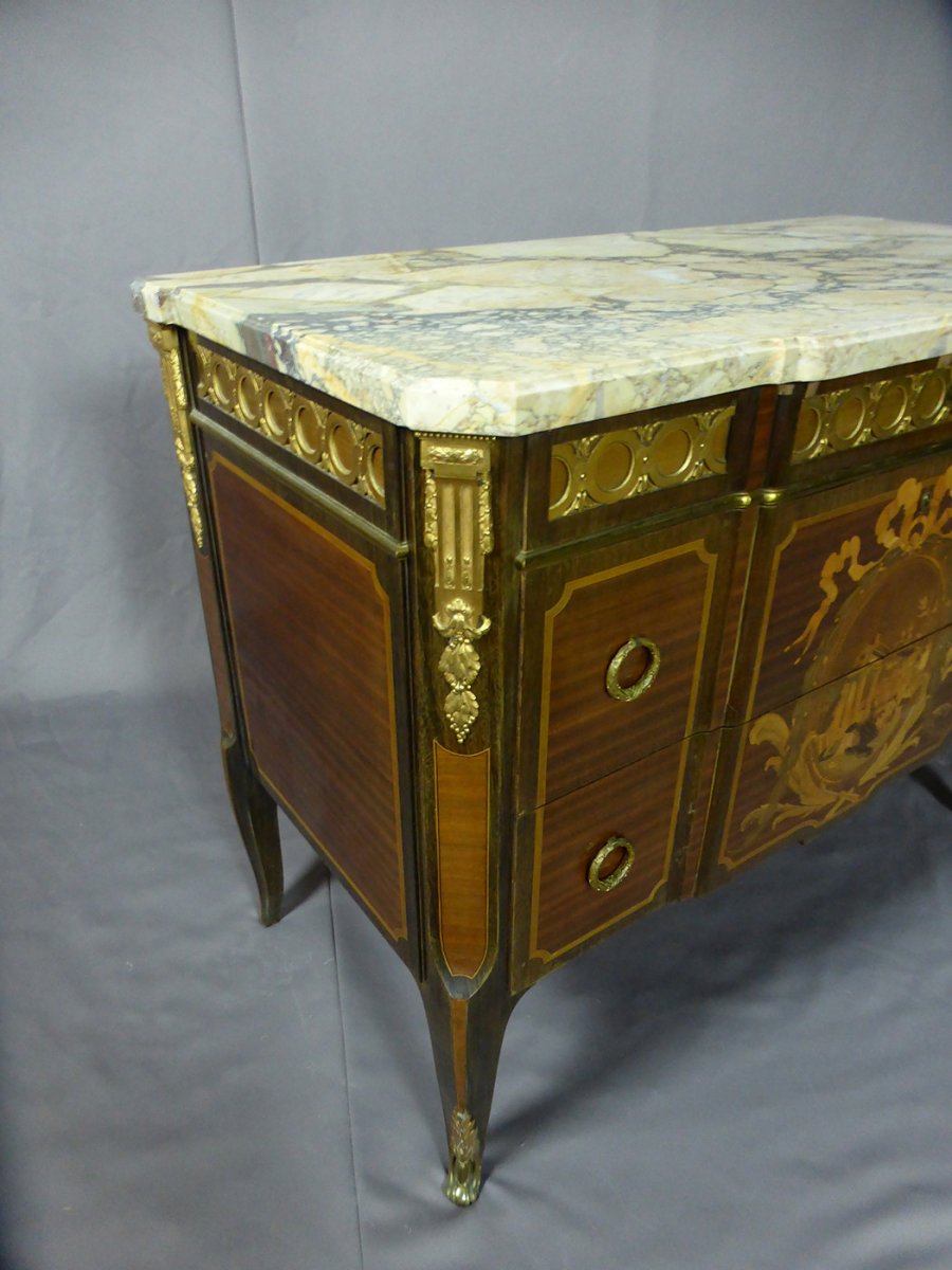 Commode Style Transition Louis XV-photo-4