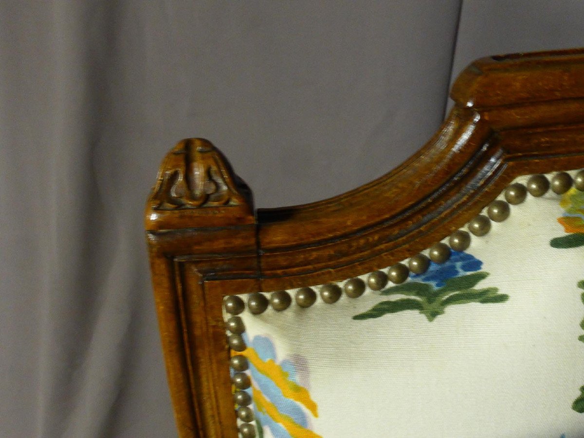 Paire de Fauteuils Marquises Fin XIX-photo-4