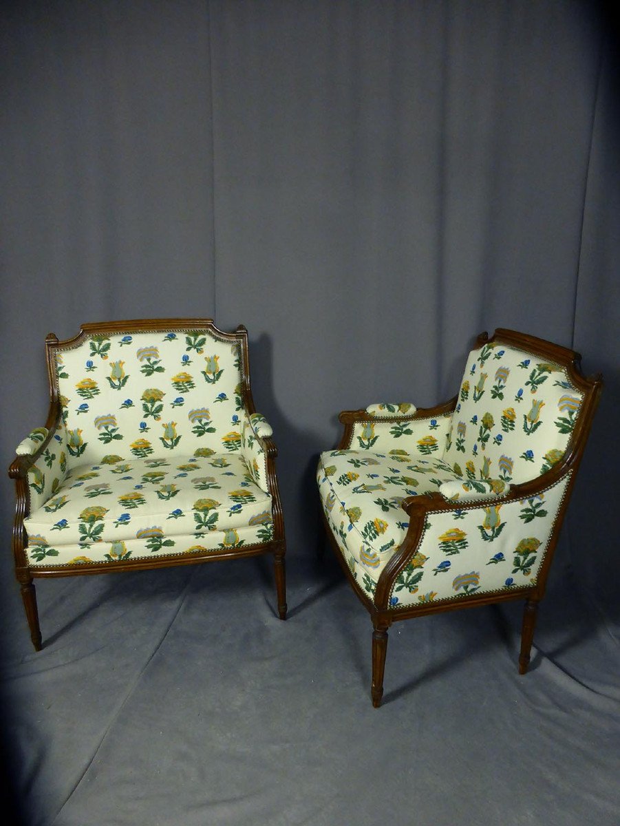 Pair Of Marquesas Armchairs Late XIX-photo-4