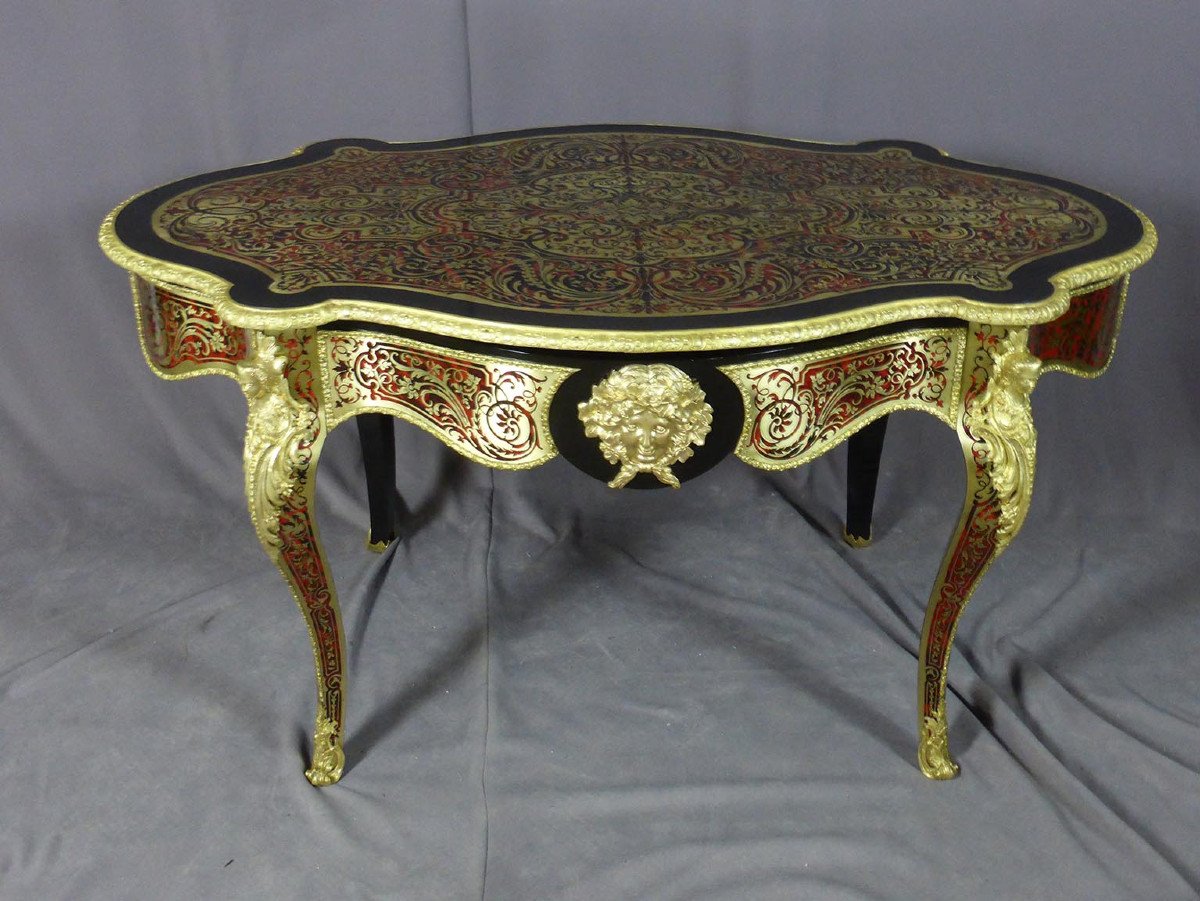 Grande Table Boulle XIX-photo-4