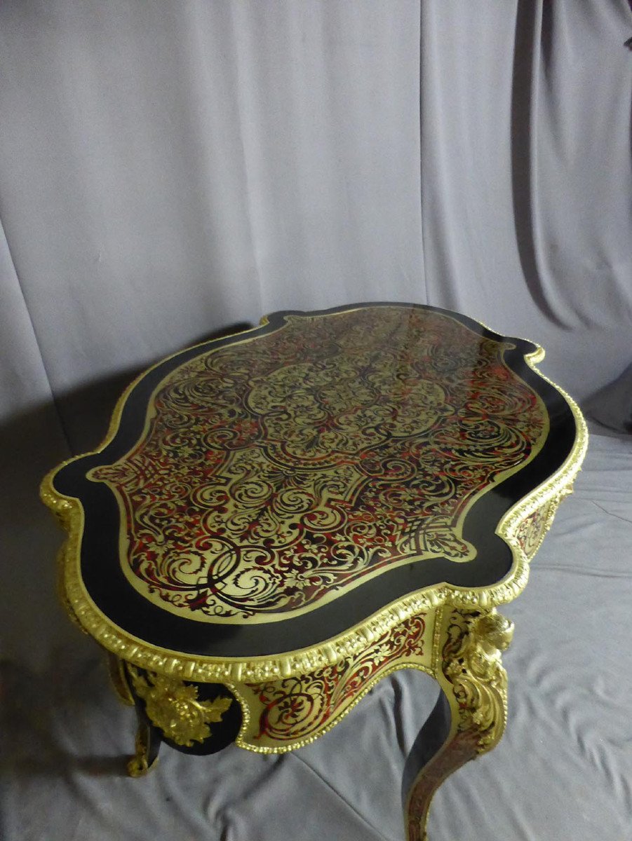 Grande Table Boulle XIX-photo-2