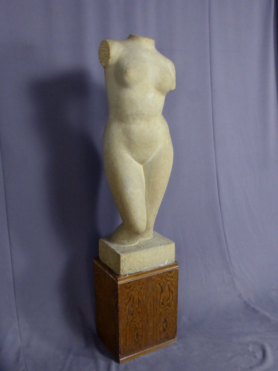 Stone Sculpture Signed Tajana André-photo-1