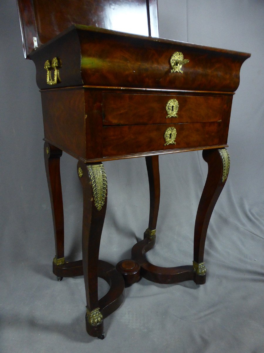 Mahogany Chest Bedside-photo-4