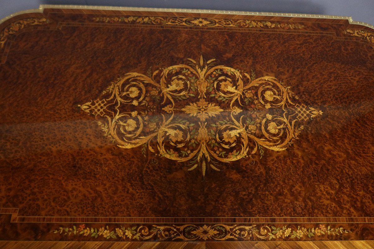 Middle Table In Marquetry XIX-photo-1