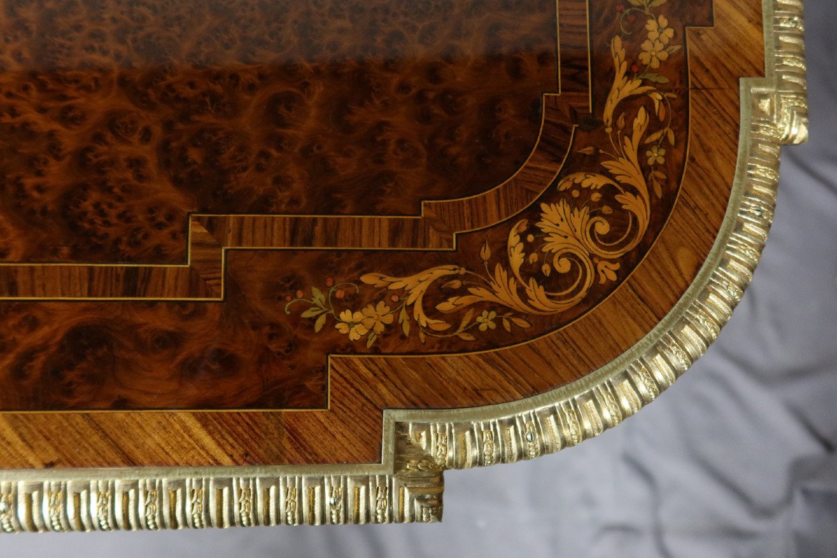 Middle Table In Marquetry XIX-photo-6