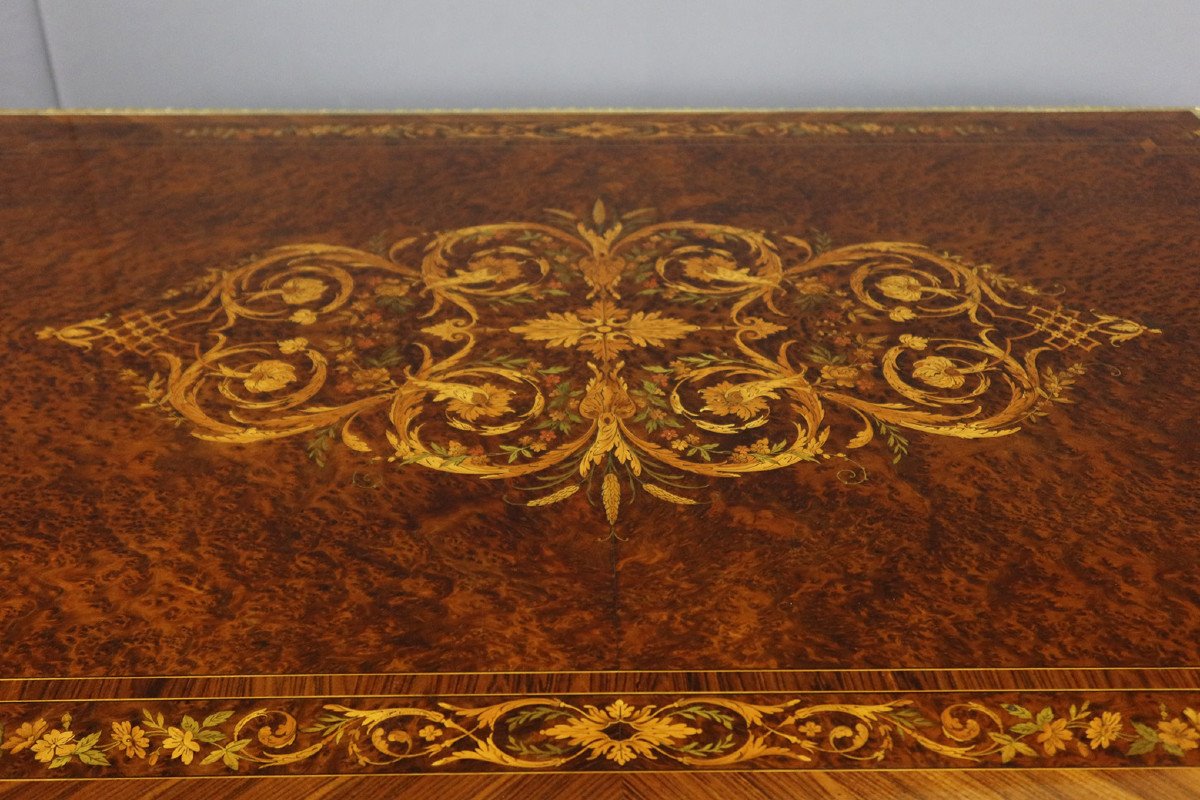 Middle Table In Marquetry XIX-photo-8